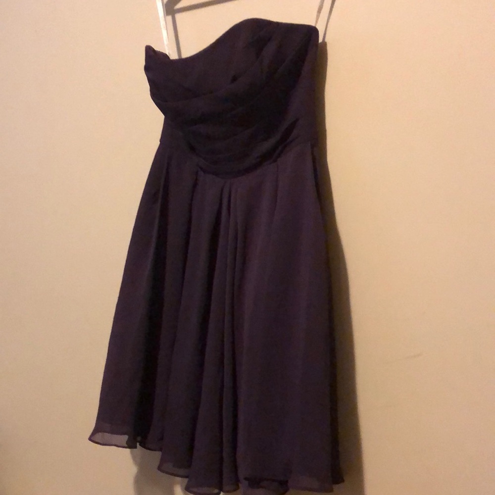 DAVIDS BRIDAL - Purple Strapless Dress